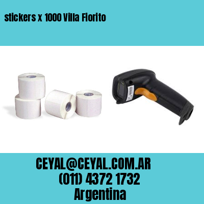 stickers x 1000 Villa Fiorito