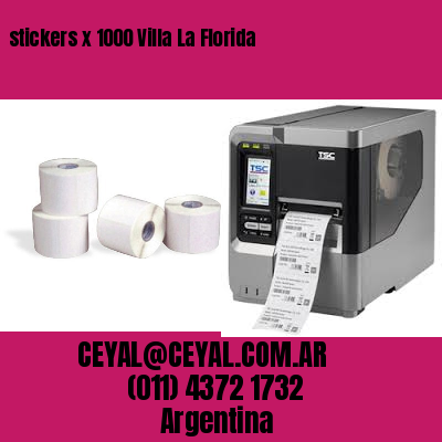 stickers x 1000 Villa La Florida