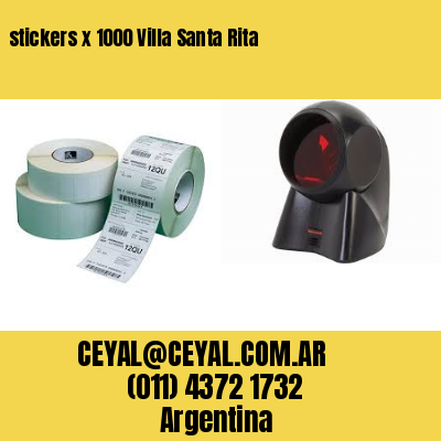 stickers x 1000 Villa Santa Rita