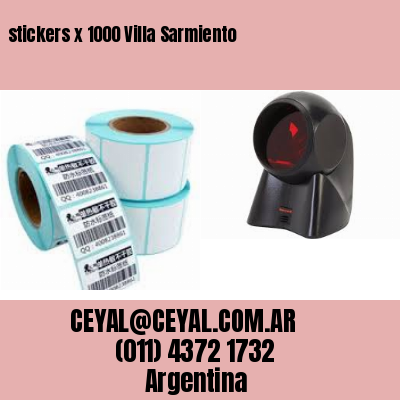 stickers x 1000 Villa Sarmiento