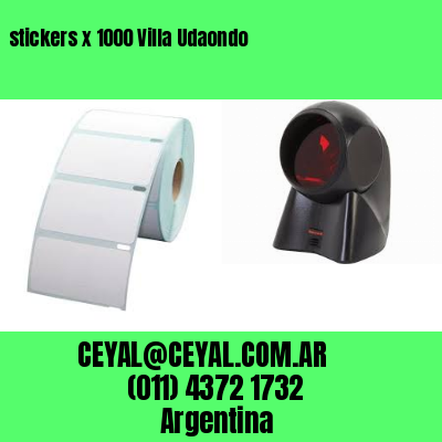 stickers x 1000 Villa Udaondo