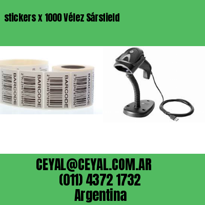 stickers x 1000 Vélez Sársfield