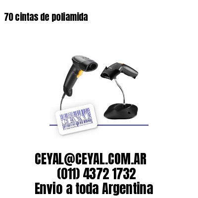 70 cintas de poliamida