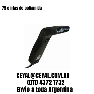 75 cintas de poliamida