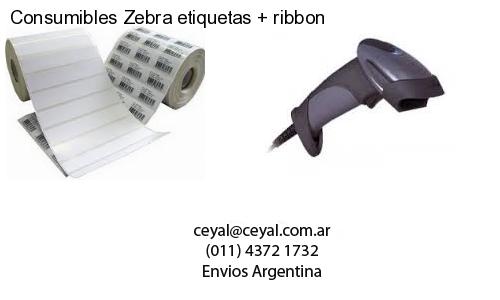 Consumibles Zebra etiquetas   ribbon