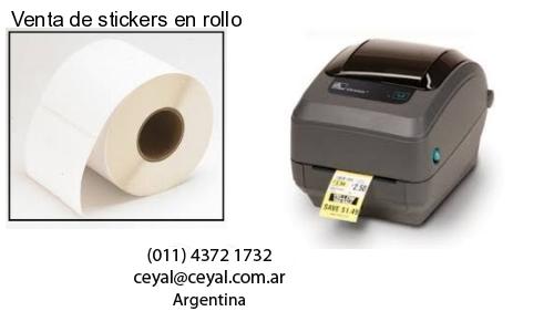 Venta de stickers en rollo