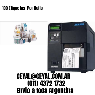 100 Etiquetas  Por Rollo