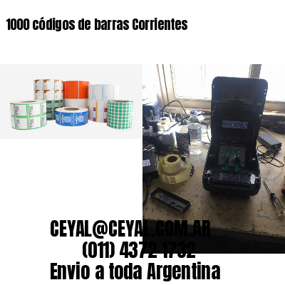 1000 códigos de barras Corrientes