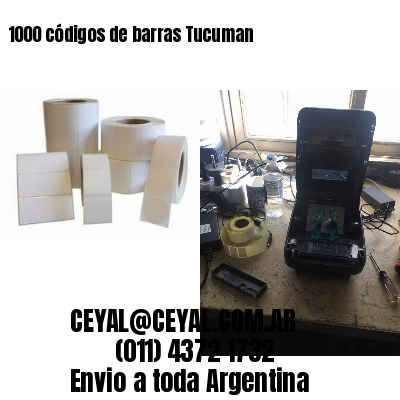 1000 códigos de barras Tucuman
