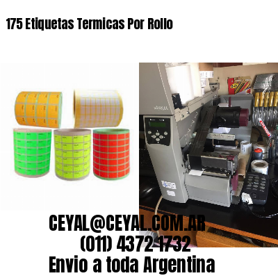 175 Etiquetas Termicas Por Rollo