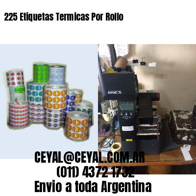 225 Etiquetas Termicas Por Rollo