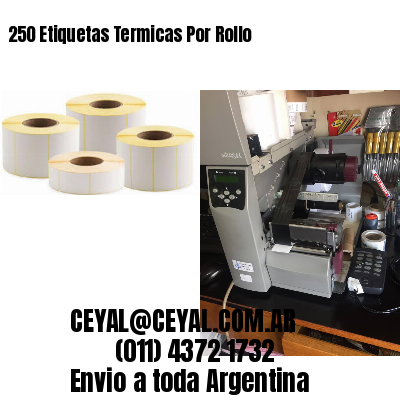 250 Etiquetas Termicas Por Rollo