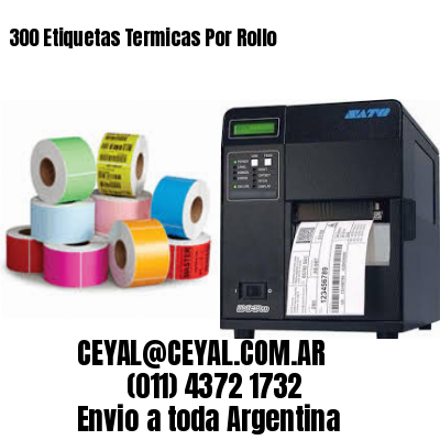300 Etiquetas Termicas Por Rollo