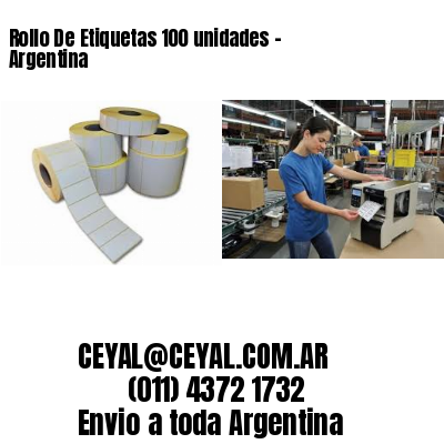 Rollo De Etiquetas 100 unidades – Argentina