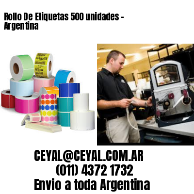 Rollo De Etiquetas 500 unidades – Argentina