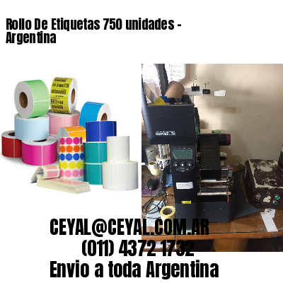 Rollo De Etiquetas 750 unidades – Argentina