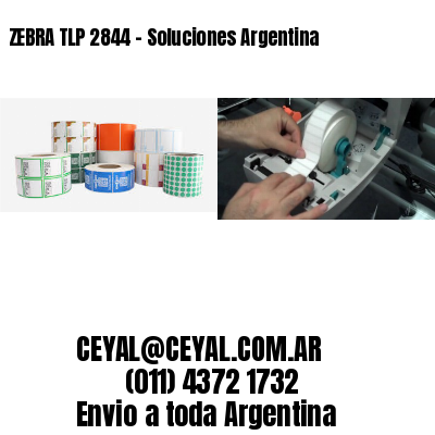 ZEBRA TLP 2844 – Soluciones Argentina