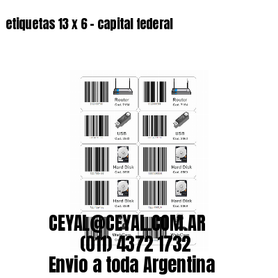 etiquetas 13 x 6 – capital federal
