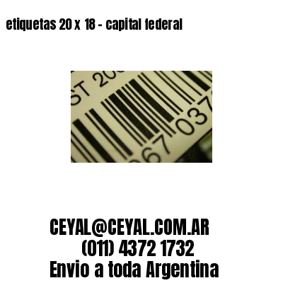 etiquetas 20 x 18 – capital federal