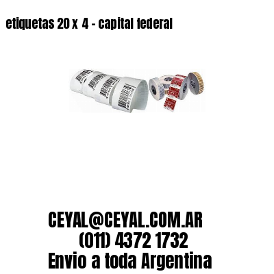 etiquetas 20 x 4 – capital federal