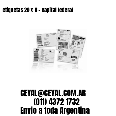 etiquetas 20 x 6 – capital federal