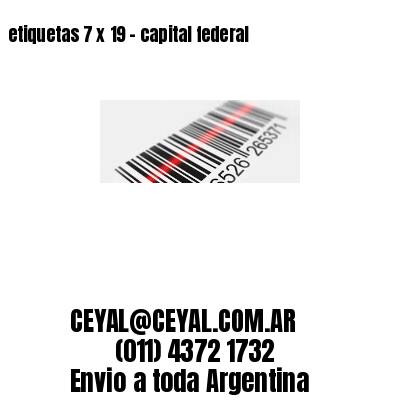 etiquetas 7 x 19 – capital federal