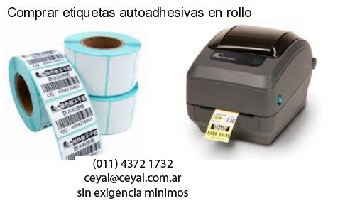 Comprar etiquetas autoadhesivas en rollo