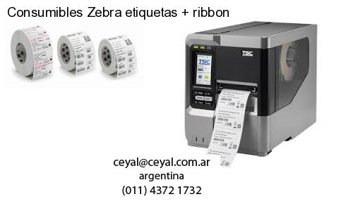 Consumibles Zebra etiquetas   ribbon