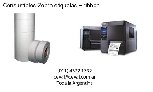 Consumibles Zebra etiquetas ribbon