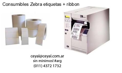 Consumibles Zebra etiquetas   ribbon