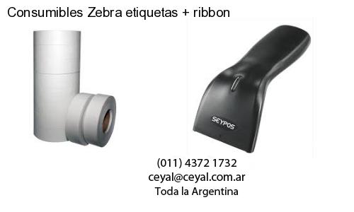 Consumibles Zebra etiquetas ribbon