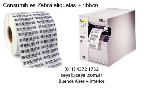 Consumibles Zebra etiquetas ribbon