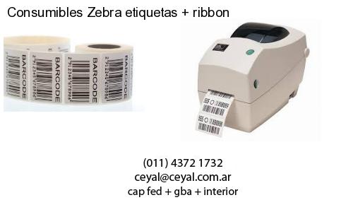 Consumibles Zebra etiquetas   ribbon