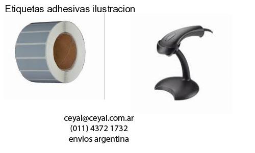 Etiquetas adhesivas ilustracion