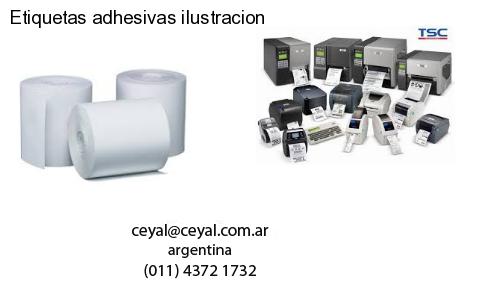 Etiquetas adhesivas ilustracion