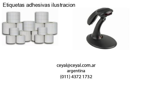 Etiquetas adhesivas ilustracion