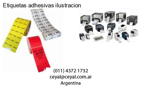 Etiquetas adhesivas ilustracion