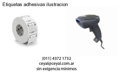 Etiquetas adhesivas ilustracion