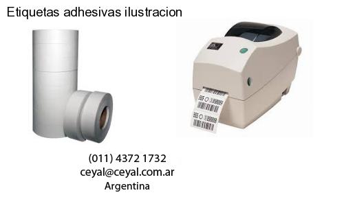 Etiquetas adhesivas ilustracion