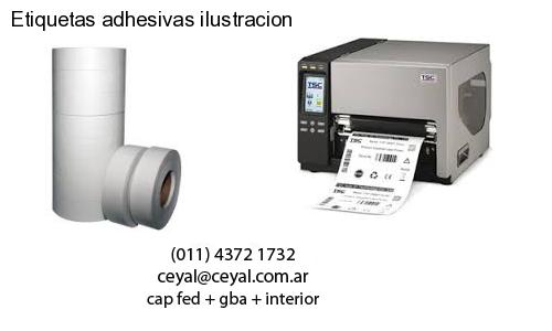 Etiquetas adhesivas ilustracion