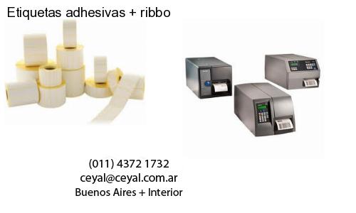 Etiquetas adhesivas   ribbo