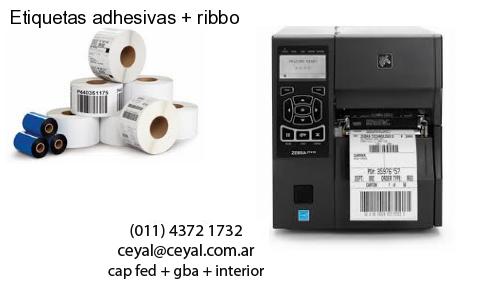 Etiquetas adhesivas ribbo
