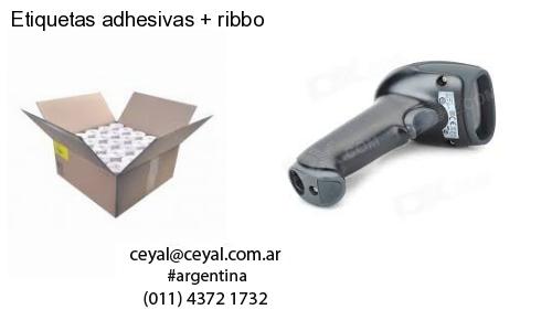 Etiquetas adhesivas ribbo