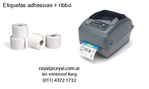 Etiquetas adhesivas   ribbo
