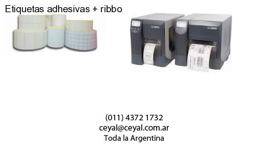 Etiquetas adhesivas ribbo