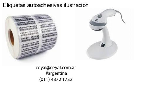 Etiquetas autoadhesivas ilustracion