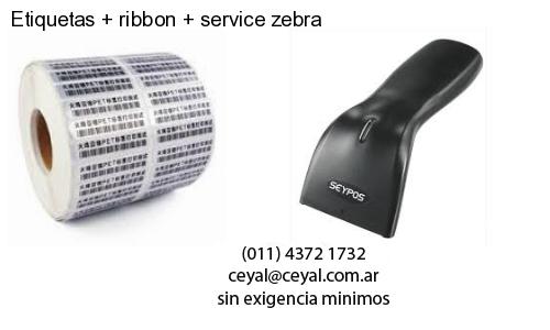 Etiquetas   ribbon   service zebra