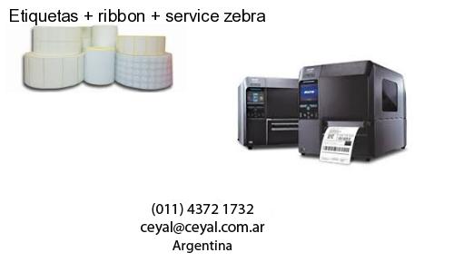 Etiquetas   ribbon   service zebra