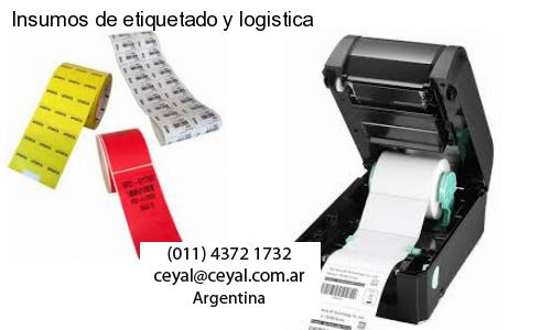 Insumos de etiquetado y logistica
