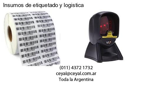 Insumos de etiquetado y logistica